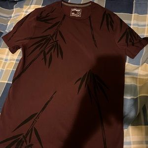 Express graphic palm tree shirt size S